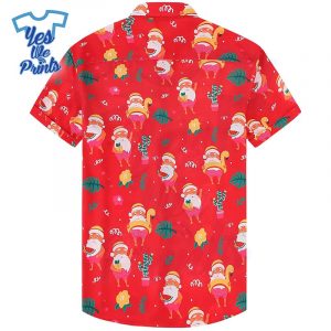 Xmas-Red-Santa-Unique-Pattern-Hawaiian-Christmas-Shirt-Beach-Tropical-Button-Up-Shirts-1