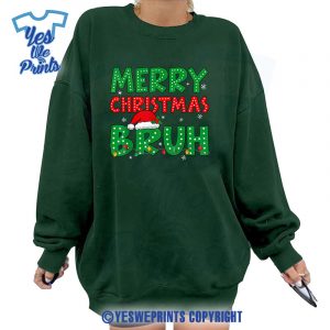 Bruh-Meme-Saying-Bro-Greeting-Teens-Boys-Christmas-Shirt-1