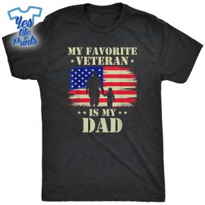 Dad-Fathers-Day-My-Favorite-Veteran-Is-My-Father-Proud-Shirt