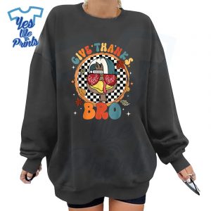 Give-Thanks-Bro-Cute-Turkey-Thankful-Thanksgiving-Boys-Shirt