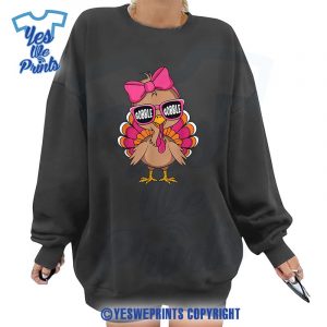 Gobble-Turkey-Day-Happy-Thanksgiving-Toddlers-Girls-Shirt