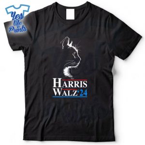 Harris-Walz-Waltz-2024-President-Election-Cat-Ladies-Shirt