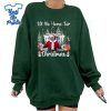Ill-Be-Home-For-Christmas-Santa-Claus-Trump-2024-Shirt