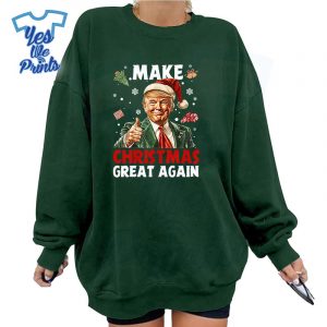 Make-Christmas-Great-Again-Santa-Trump-Xmas-Pajamas-Shirt