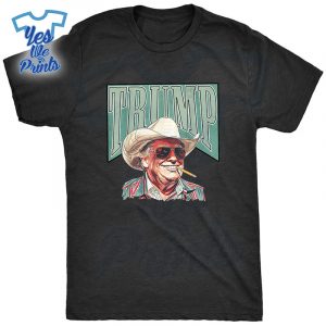 Pro-Trump-Cowboy-Make-America-Great-Trump-Supporter-MAGA-Shirt