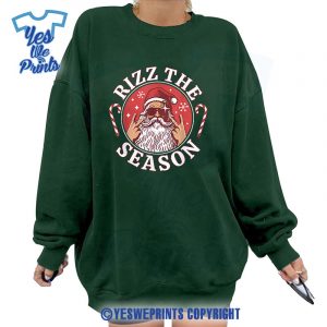 Punk-Rock-Retro-Rizz-The-Season-Santa-Clause-Rizzler-Shirt
