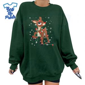 Rudolph-The-Red-Nose-Reindeer-For-And-Christmas-Fan-Shirt