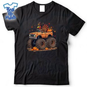 Thanksgiving-Turkey-Monster-Truck-Youth-Boys-Toddlers-Shirt