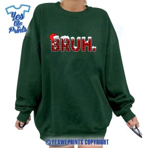 Bruh-Christmas-Plaid-Teens-Boys-Xmas-Pajamas