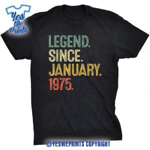 50-Year-Old-Legend-January-1975-50th-Birthday-Dad-Shirt