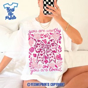 Checkered-Heart-Coquette-Bow-Valentine's-Day-Shirt