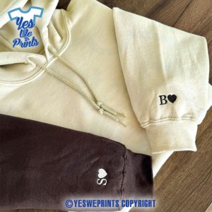 Custom-Heart-&-Initial-On-Sleeve-Valentine’s-Day-Couple-Matching-Personalized-Embroidered-Shirt-1