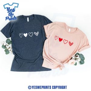 Cute-Heart-Lover-Funny-Anniversary-Valentine’s-Day-Couples-Matching-Shirt-1