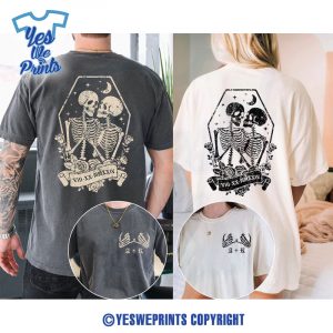 Gothic-Bride-and-Groom-Husband-&-Wife-Valentine’s-Day-Couples-Matching-Custom-Initial-Name-Shirt-1