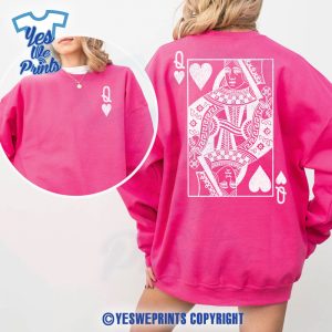 Queen-of-Hearts-Anniversary-Valentine’s-Day-Couples-Matching-Shirt-1