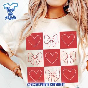 Retro-Checkered-Coquette-Valentine's-Day-Shirt