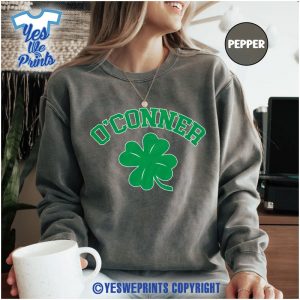 Custom-Shamrock-Your-Last-Name-St-Patrick's-Day-Personalized-Shirt