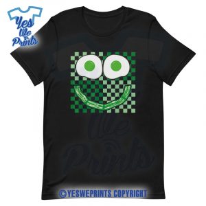 Green-Smile-Face-Eggs-And-Bacon-Ham-Breakfast-St-Patricks