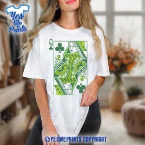 Irish-Lucky-Clover-Queen-of-Clubs-Saint-Patrick's-Day-Shirt-1