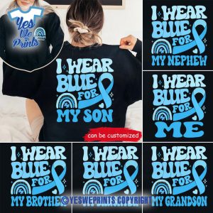 Custom-Autism-Awareness-Shirt-I-Wear-Blue-For-Crewneck-Tee