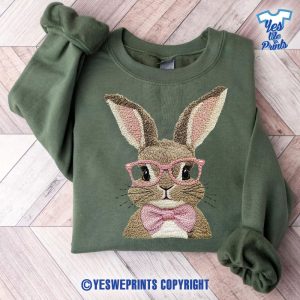 Cute-Easter-Bunny-Shirt,-Easter-Rabbit-Retro-Bunny-Shirt-1