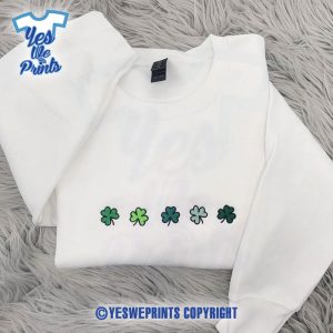 Cute-Mini-Shamrocks-Embroidered-Crewneck-1