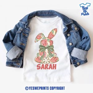 Personalized-Easter-Shirts-for-Kids-and-Toddler-Boy-Girl-Crew-Bunny-Easter's-Day-Shirt-1