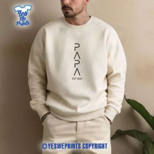 Papa-Shirt-Est-2025-Personalized-New-Dad-Gift