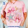 Floral-Coquette-Seashell-Preppy-Coastal-Boho-Summer-Beach-Starfish-Vibes-Shirt-Design