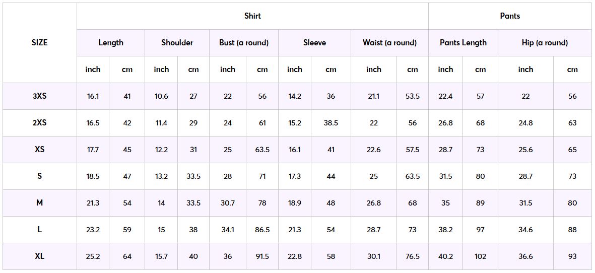 Kids-size-chart