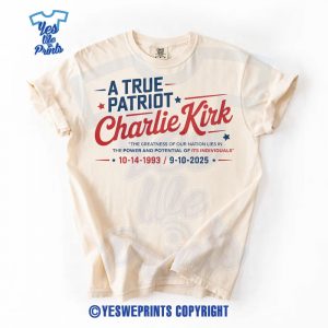 A-True-Patriot-Charlie-Kirk-Shirt,-MAGA-Graphic-Tee